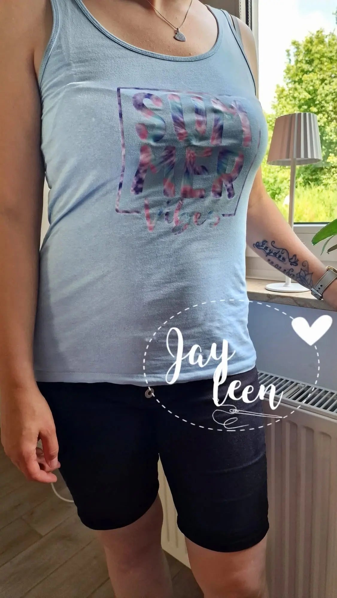 Bügelbild Summer Vibes Framed Fylou's Style