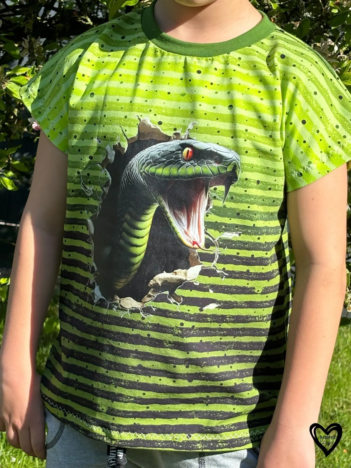 Bügelbild 3D Schlange #7 Fylou's Style