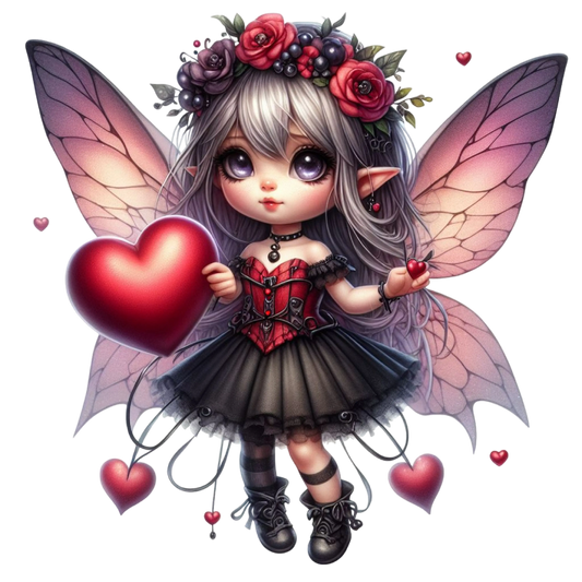 Bügelbild Gothik Fee #10 Fylou's Style