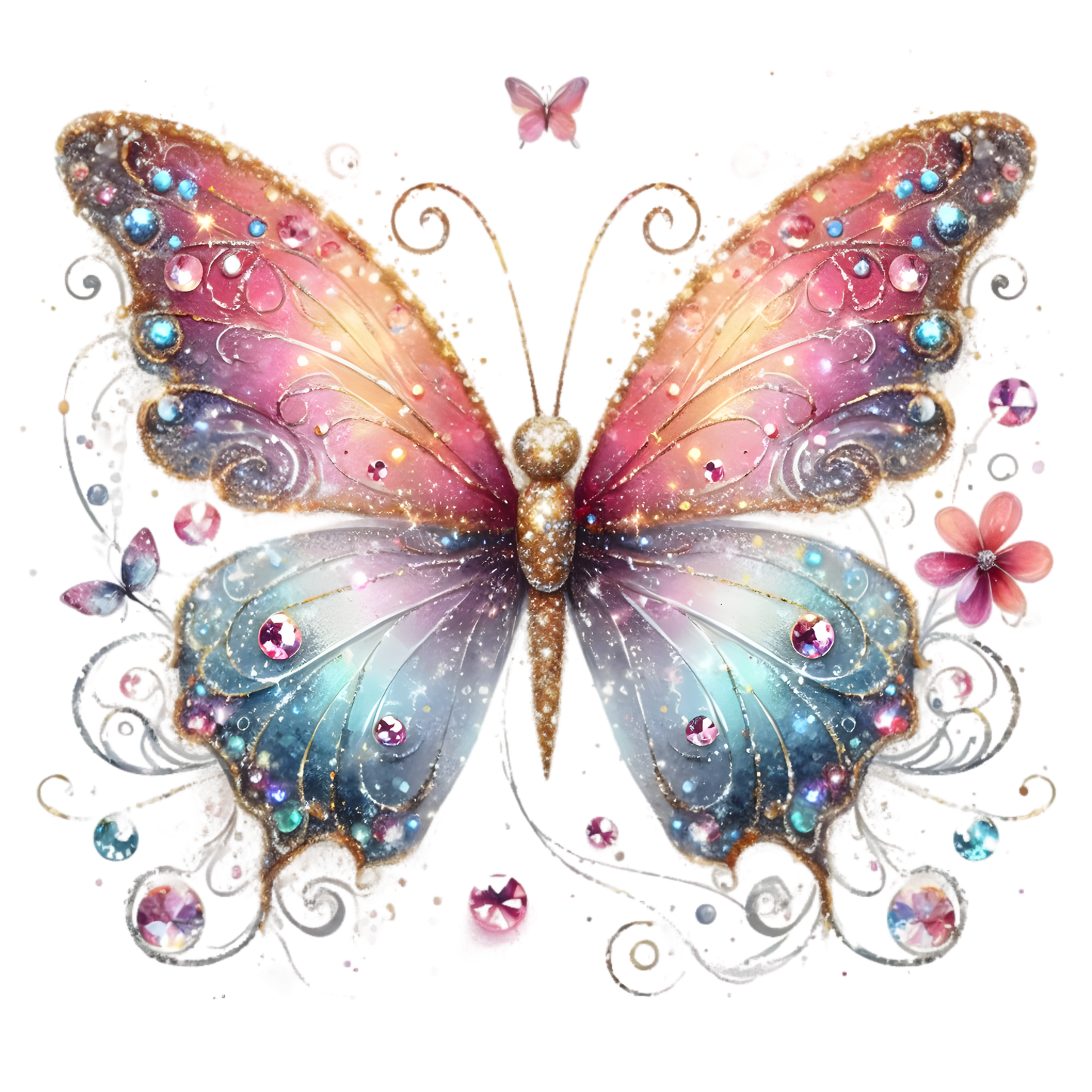 Bügelbild Schmetterling #01 Fylou's Style