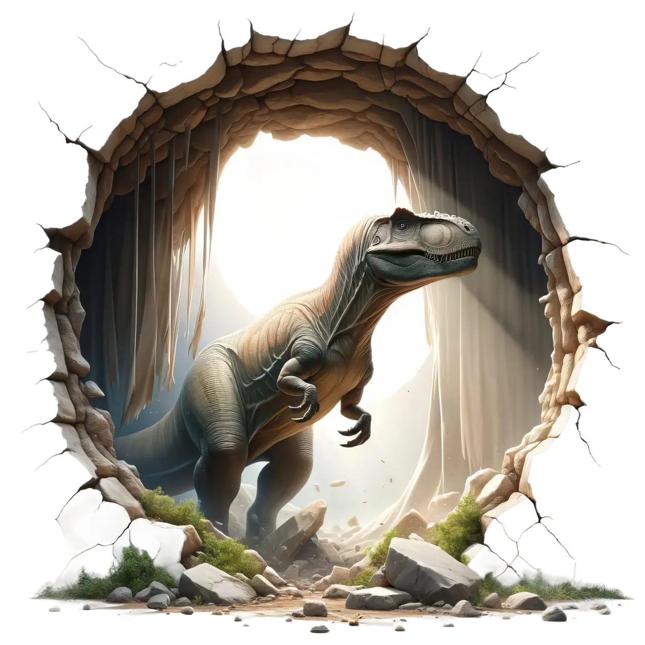 Bügelbild 3D T-Rex #1 Fylou's Style
