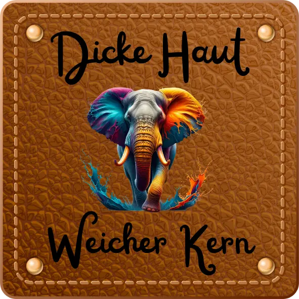 Bügellabel Elefant Fylou's Style