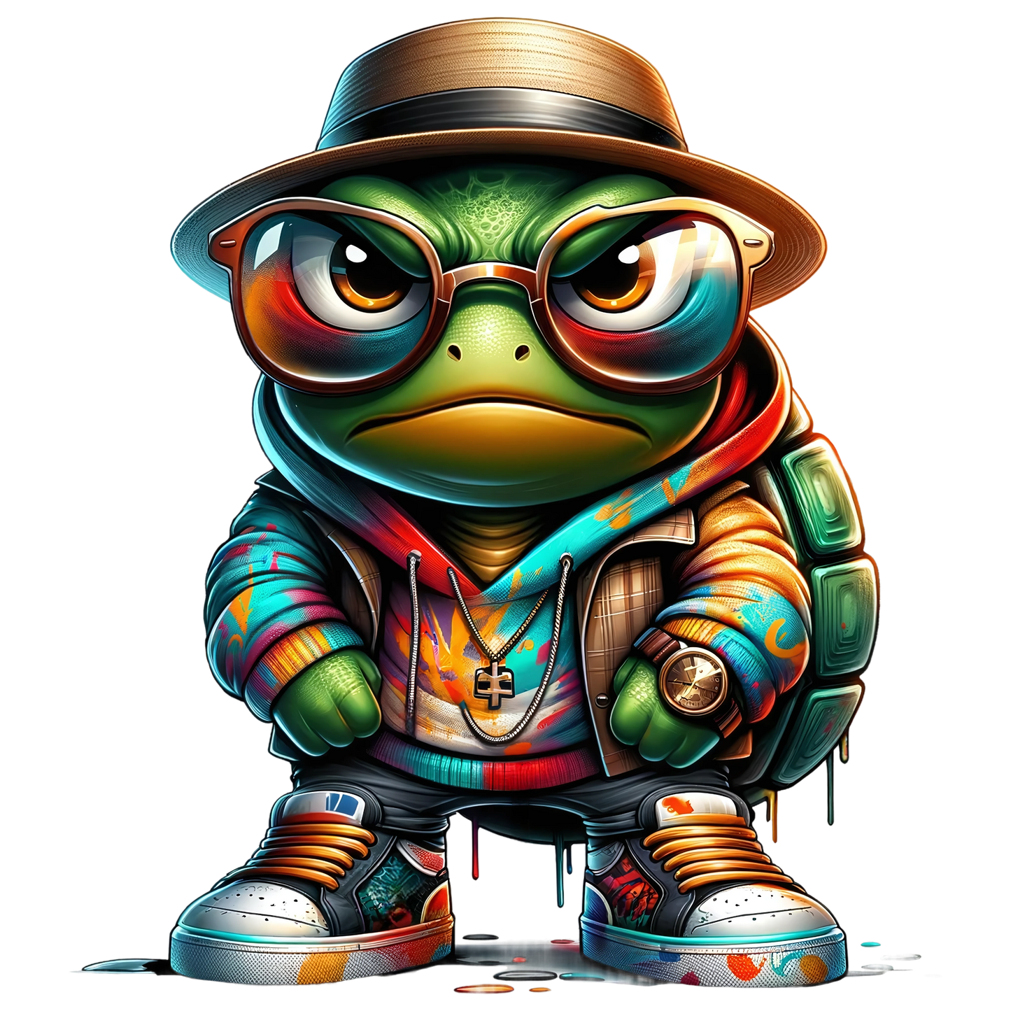 Bügelbild Streetwear Turtles #1 Fylou's Style
