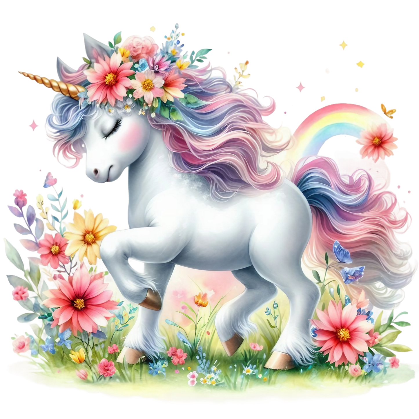 Bügelbild Einhorn #11 Fylou's Style