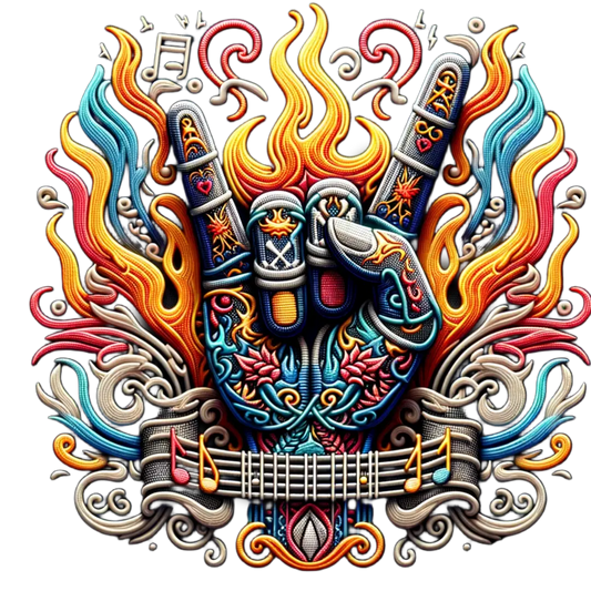 Bügelbild Strickhand Fylou's Style