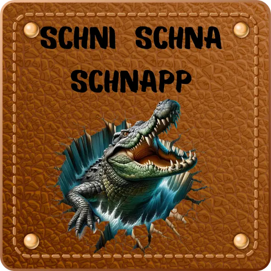 Bügellabel Krokodil Fylou's Style