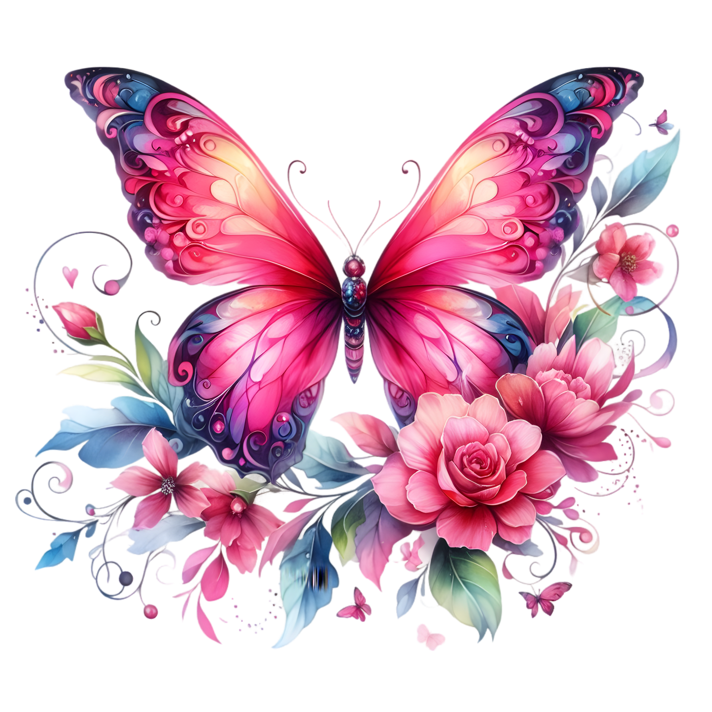 Bügelbild Schmetterling #07 Fylou's Style