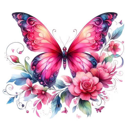 Bügelbild Schmetterling #07 Fylou's Style