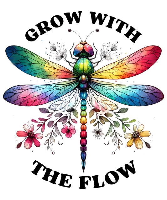 Bügelbild grow with the flow #2 Fylou's Style