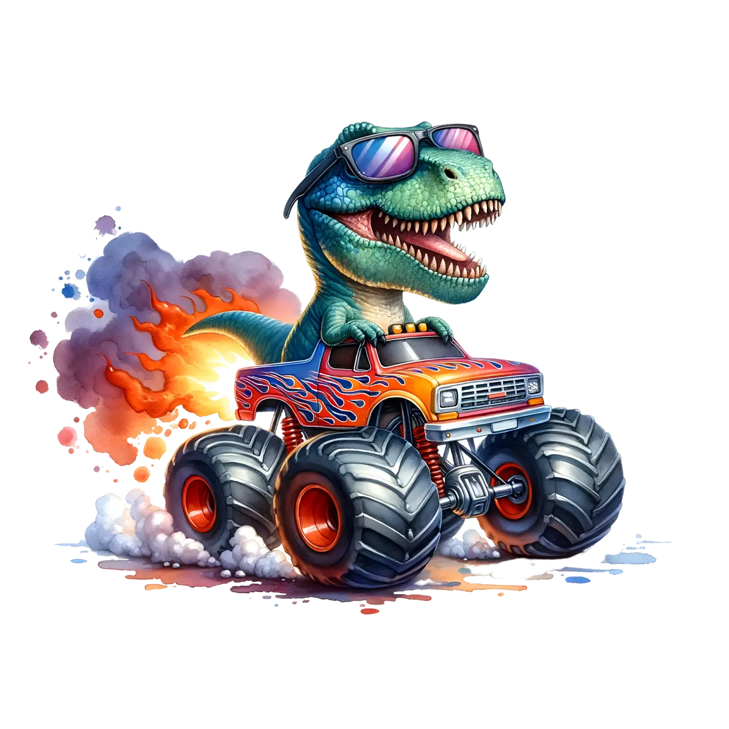 Bügelbild Dino Monstertruck #5 Fylou's Style