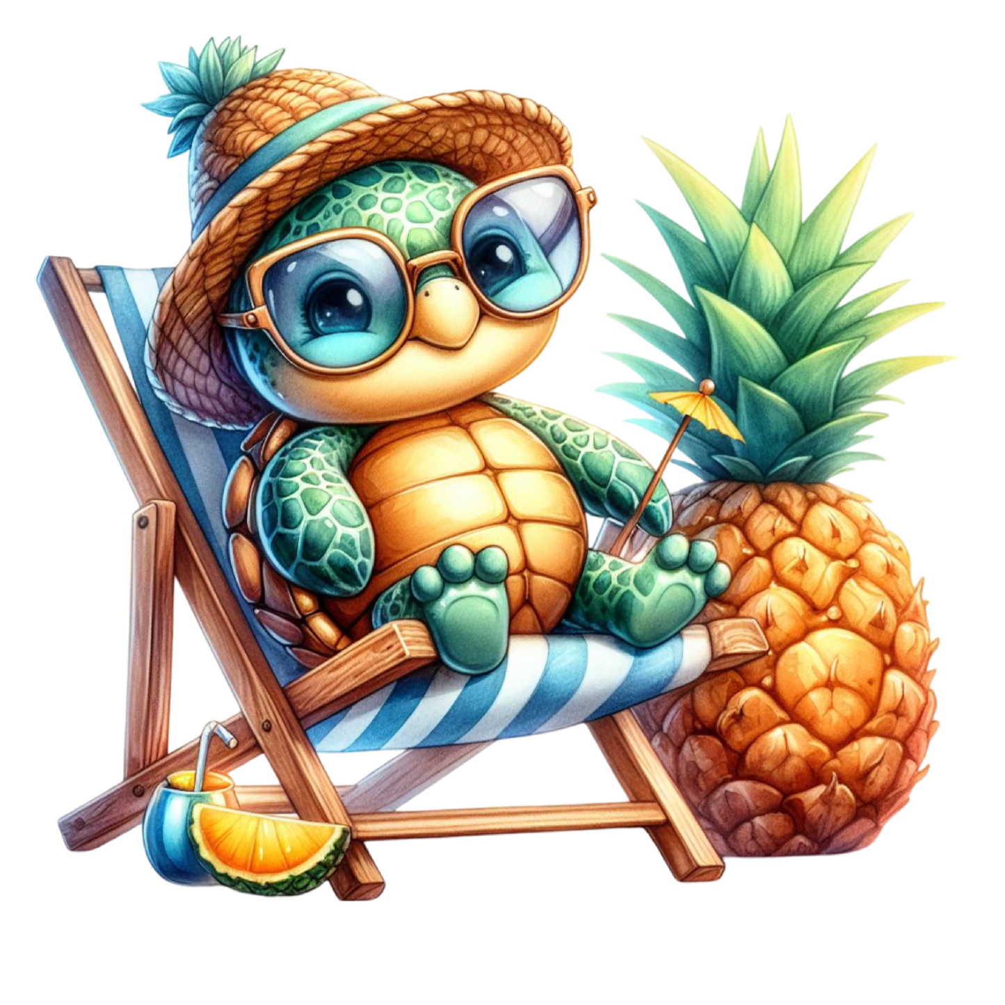 Bügelbild Beach Sea Turtle #10 Fylou's Style