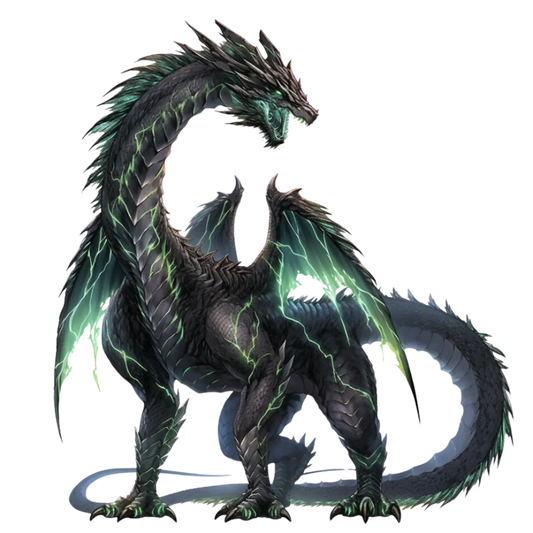 Bügelbild Schwarzer Drache #4 Fylou's Style