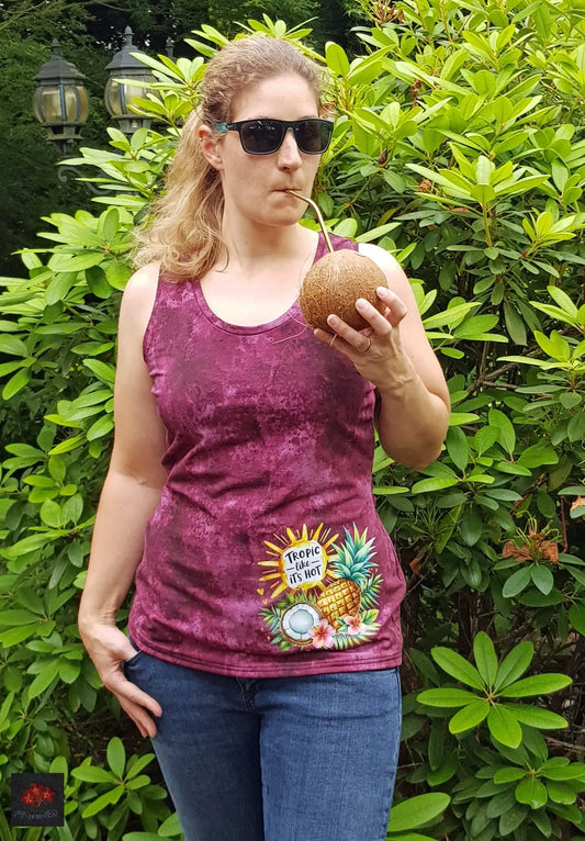 Bügelbild Summer tropic like hot Fylou's Style