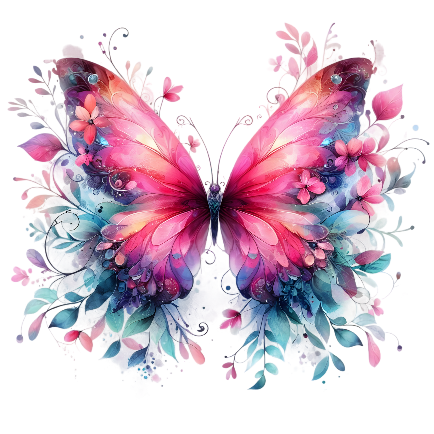 Bügelbild Schmetterling #06 Fylou's Style
