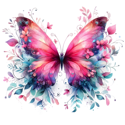 Bügelbild Schmetterling #06 Fylou's Style