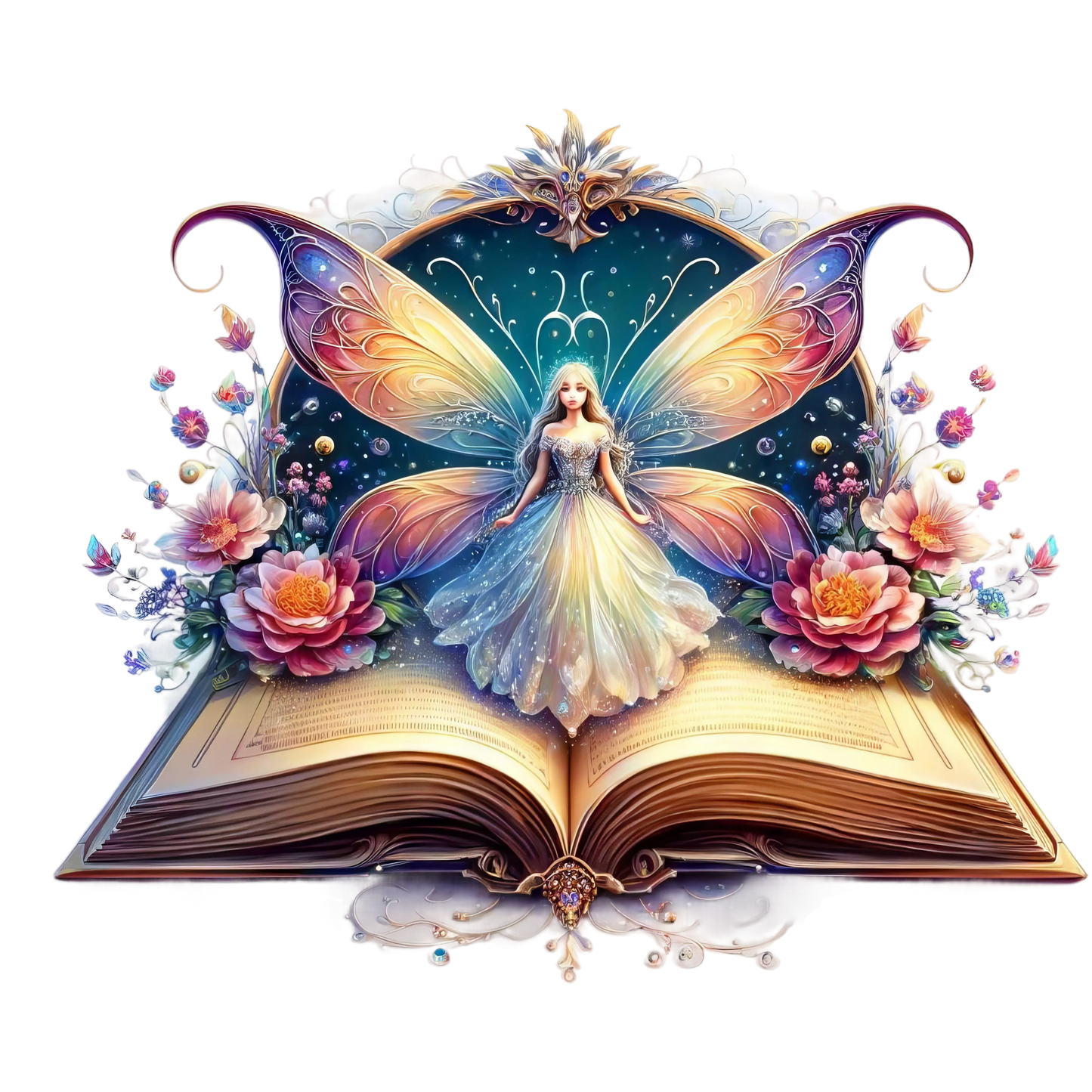 Bügelbild Magisches offenes Buch #9 - Fylou's Style