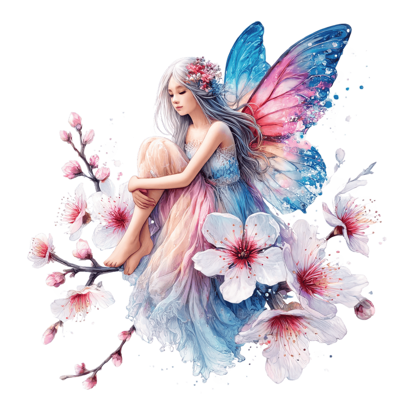 Bügelbild bezaubernde Frühlings Fee #10