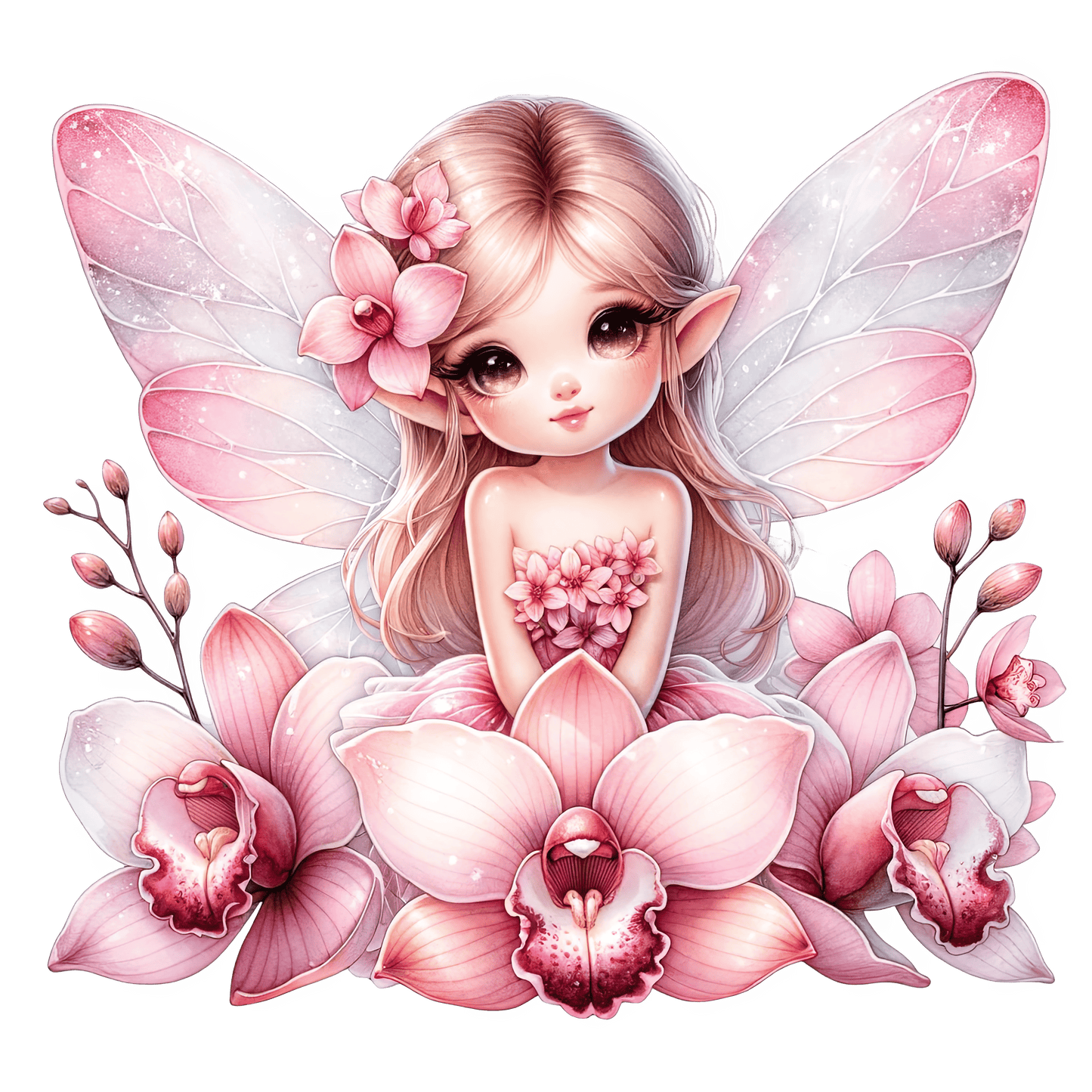 Bügelbild bezaubernde Frühlings Fee #6