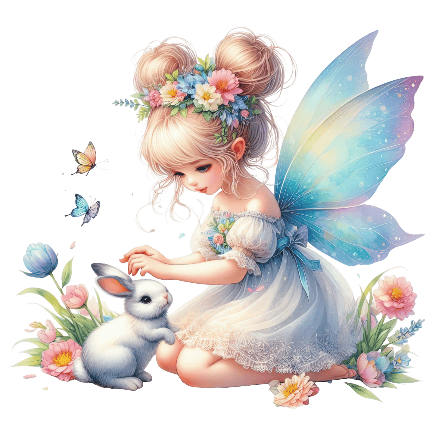 Bügelbild bezaubernde Frühlings Fee #7