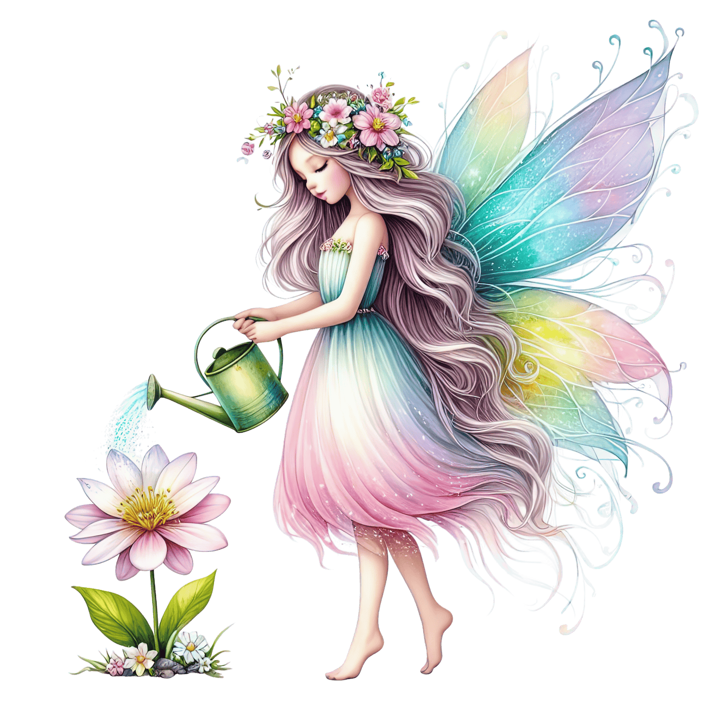 Bügelbild bezaubernde Frühlings Fee #8