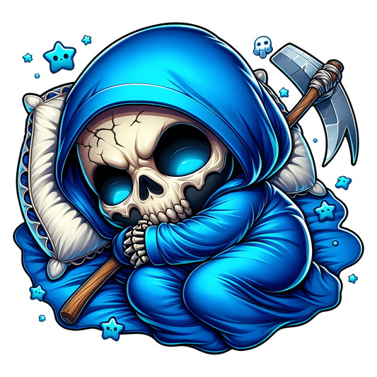 Bügelbild Grim Reaper Sleeping #2 - Fylou's Style