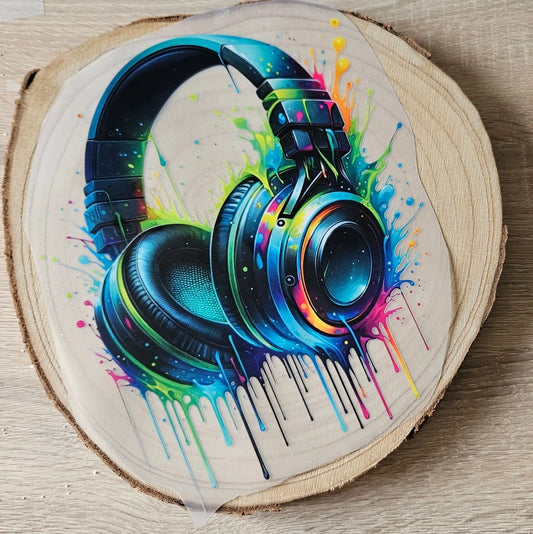 Bügelbild Kopfhörer #1 Fylou's Style