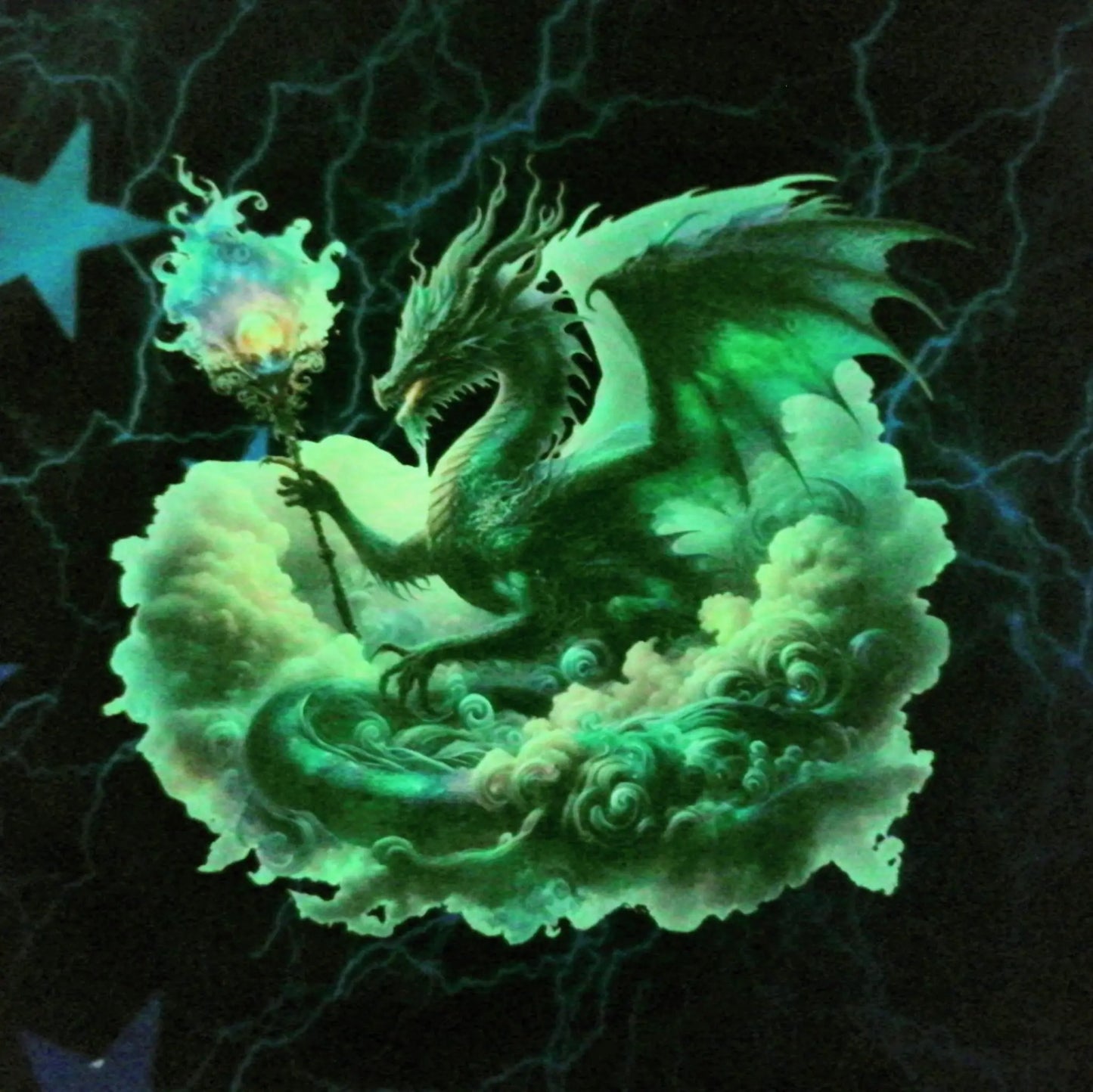 Bügelbild Magische Tiere Drache - Fylou's Style
