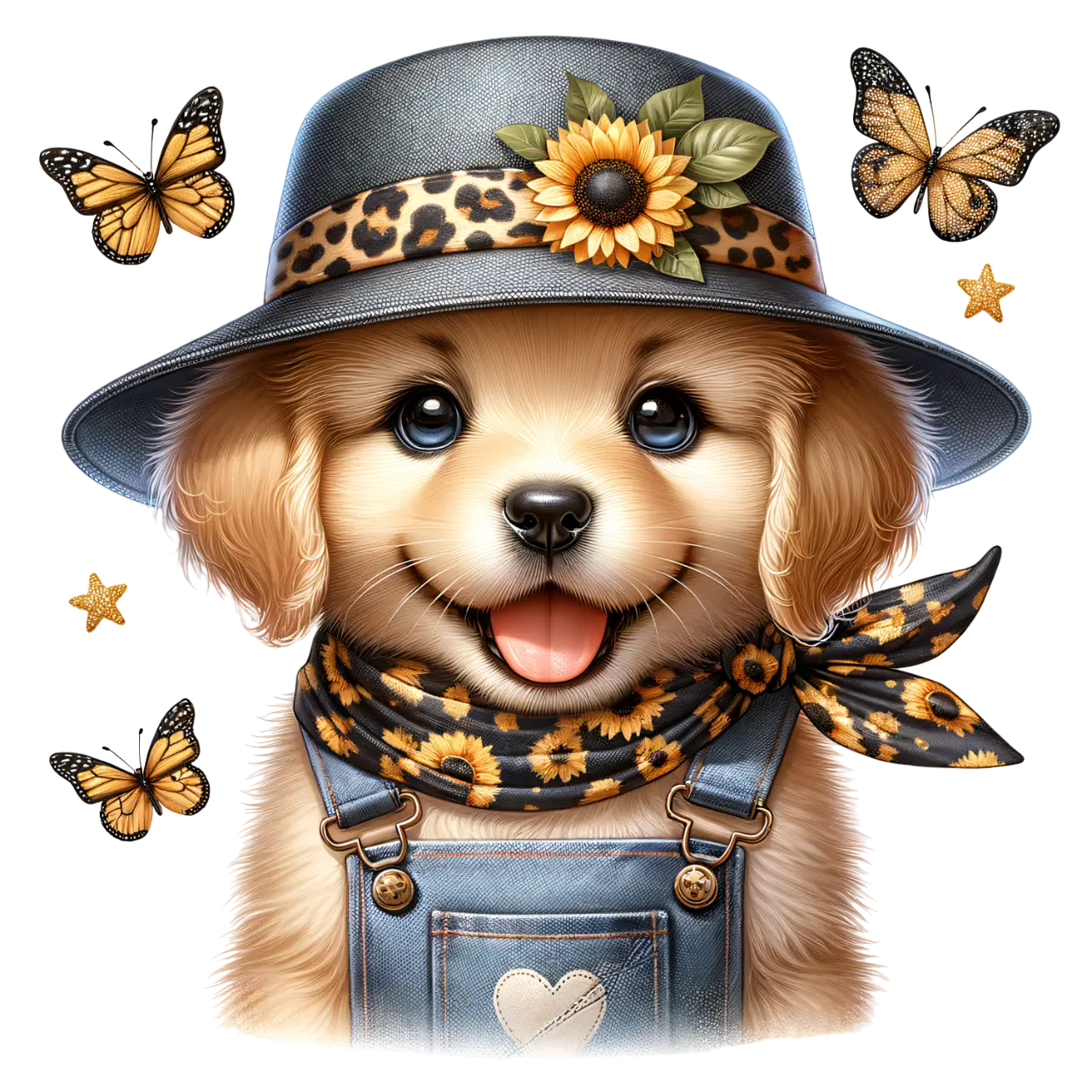 Bügelbild Putziger Hund Fylou's Style