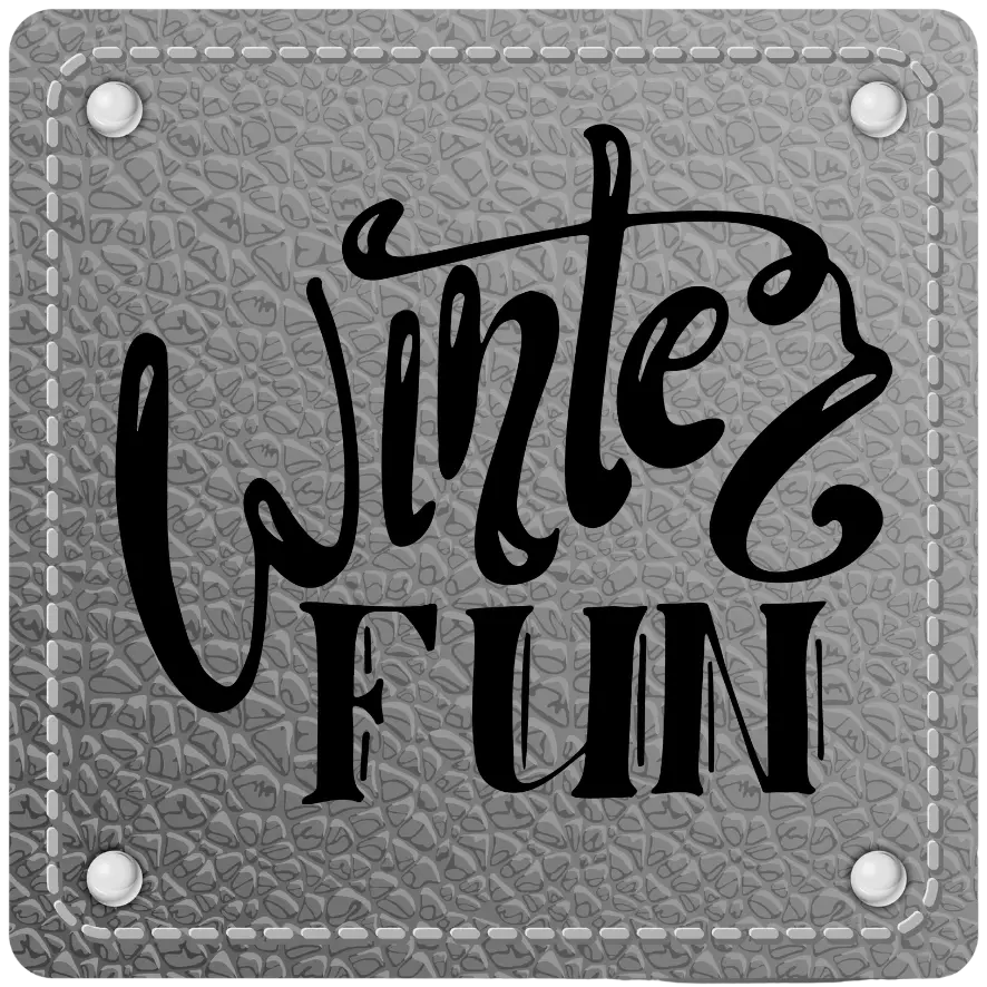 Bügellabel Winter Fun - Fylou's Style