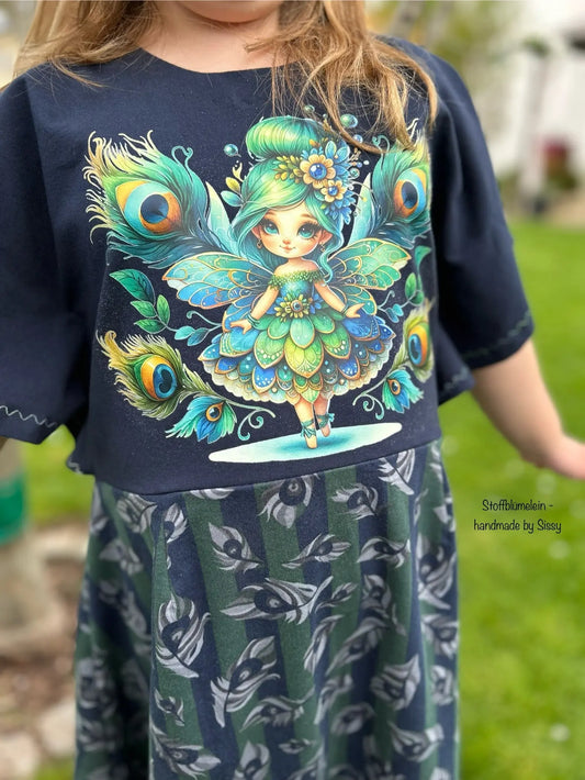 Bügelbild Pfauen Fee #3 Fylou's Style
