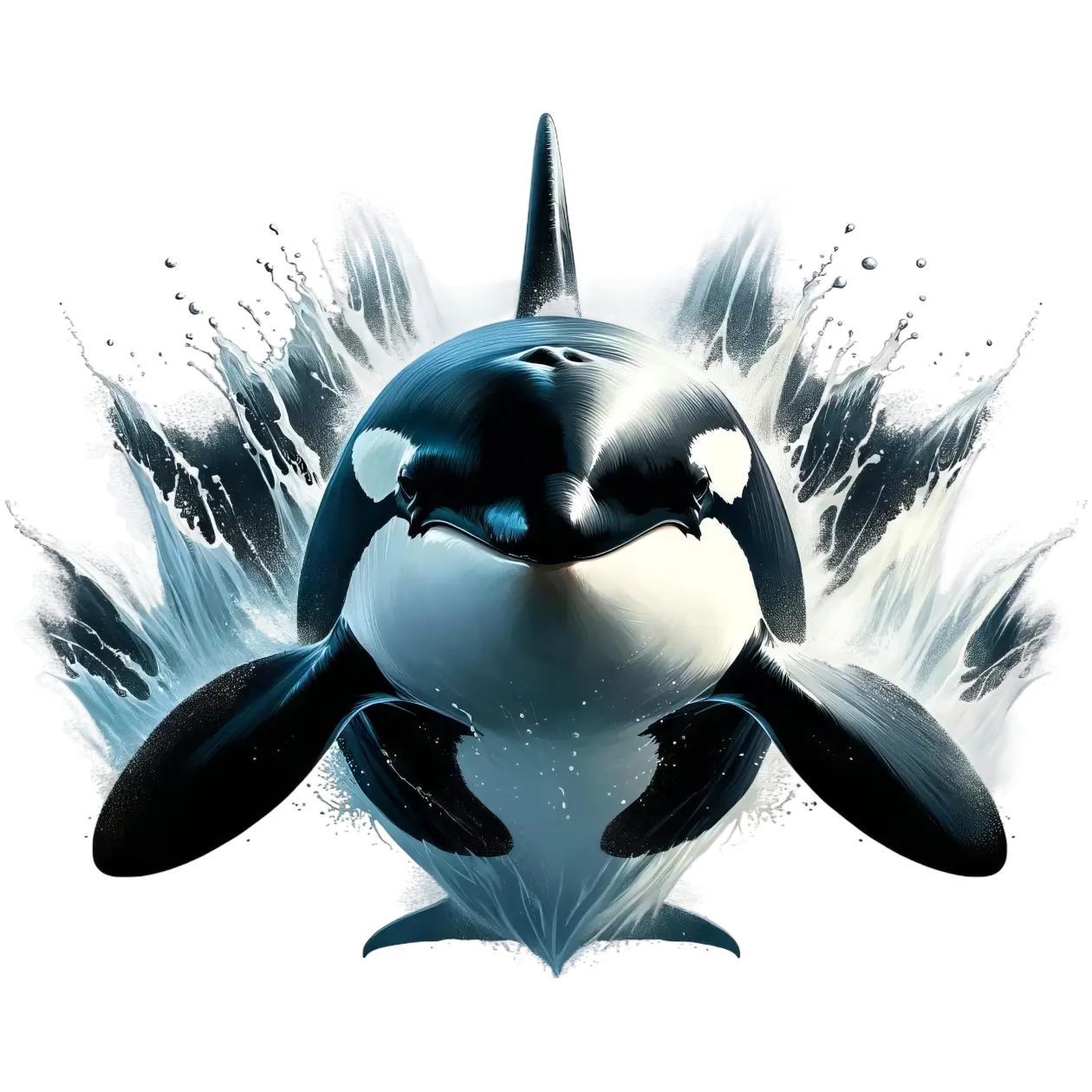 Bügelbild 3D Orka #3 Fylou's Style