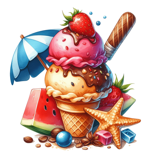 Bügelbild Tropical Summer  #5 Fylou's Style