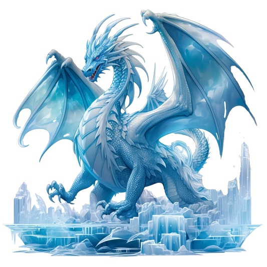 Bügelbild Eisdrache #3 Fylou's Style