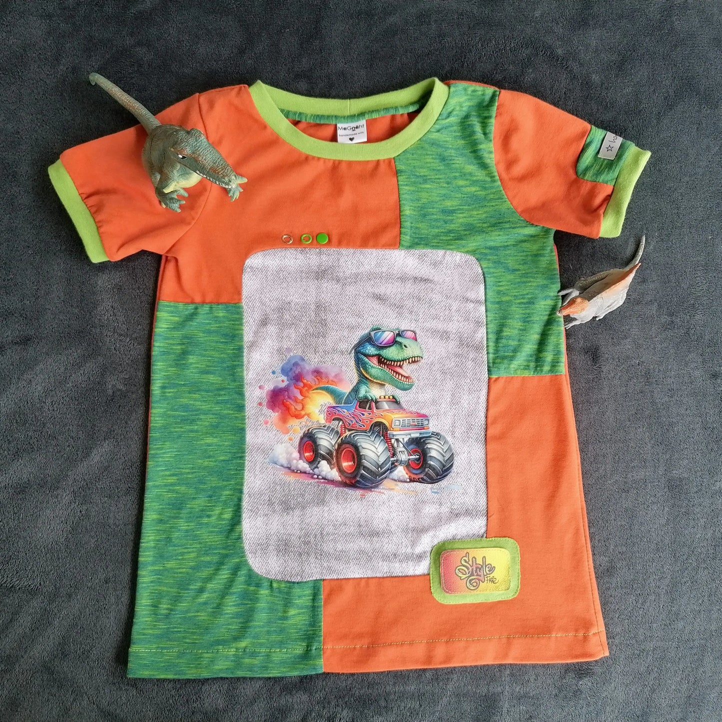 Bügelbild Dino Monstertruck #5 Fylou's Style