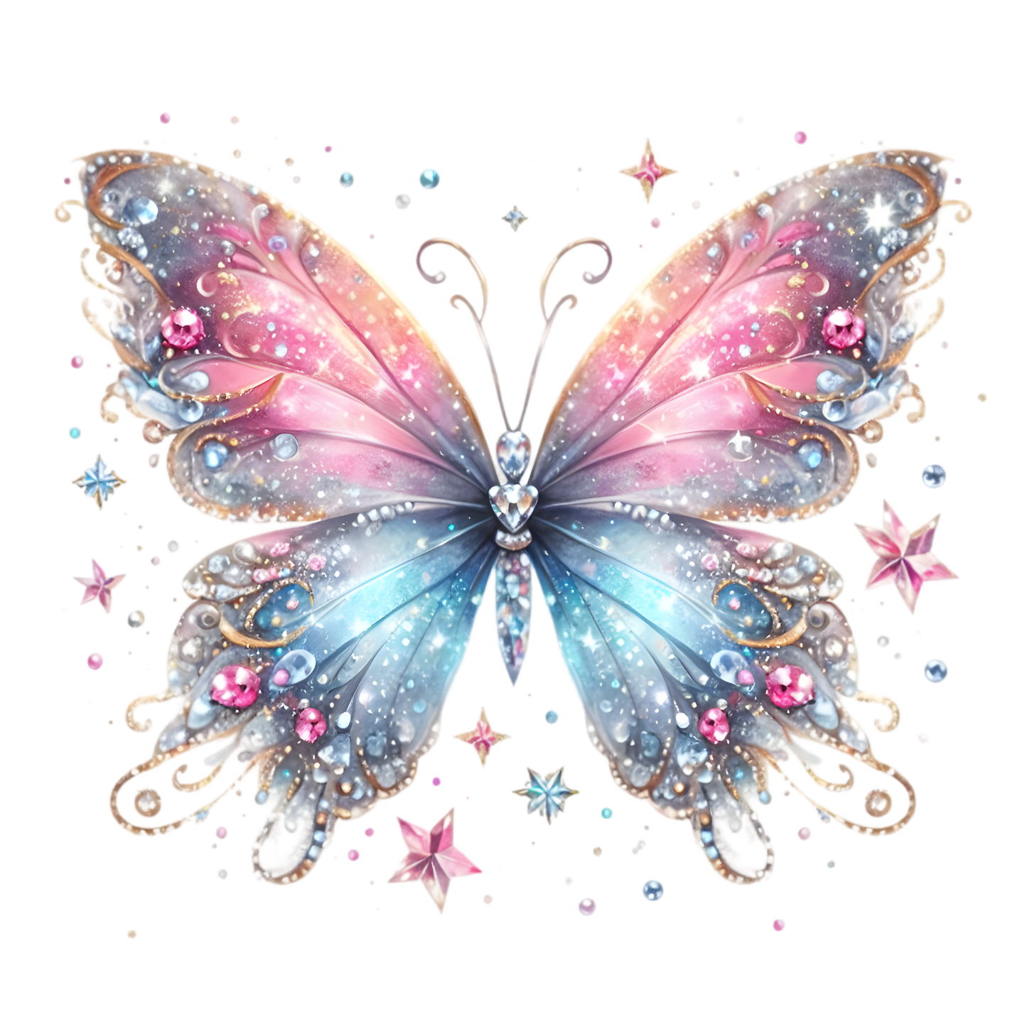 Bügelbild Schmetterling #95 Fylou's Style