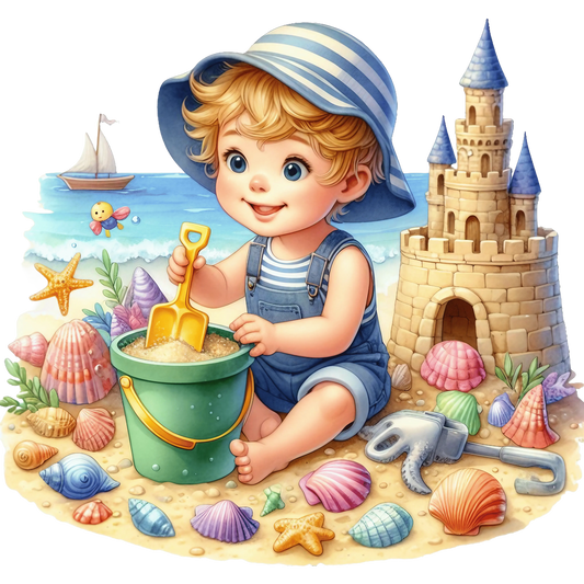 Bügelbild Summer Beach Kids #4 Fylou's Style