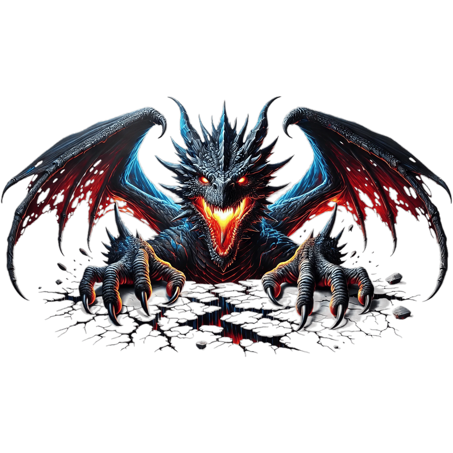 Bügelbild 3D Fantasy Drache #7 - Fylou's Style