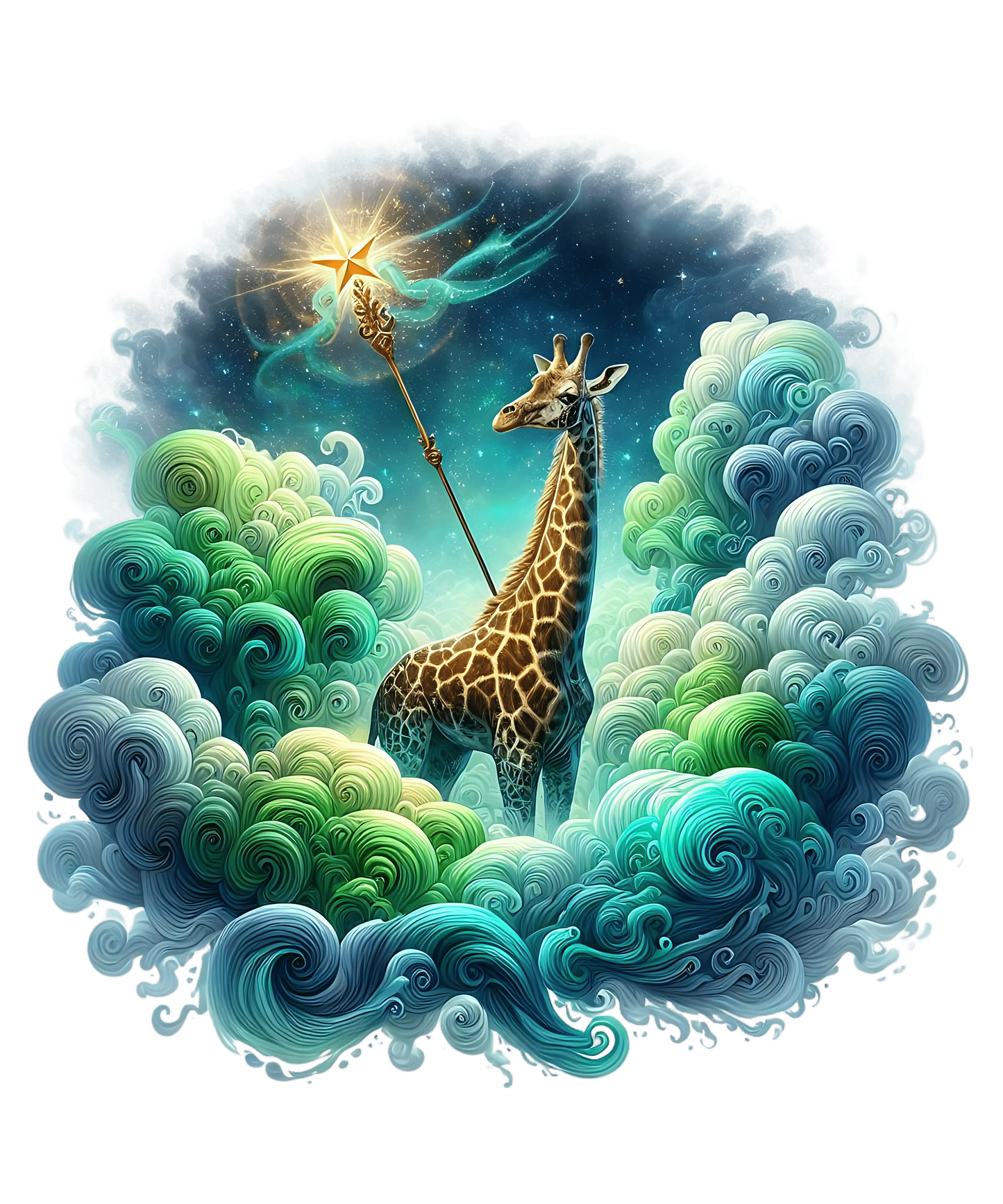 Bügelbild Magische Tiere Giraffe - Fylou's Style