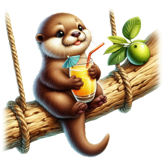 Bügelbild Strand Otter #3 Fylou's Style