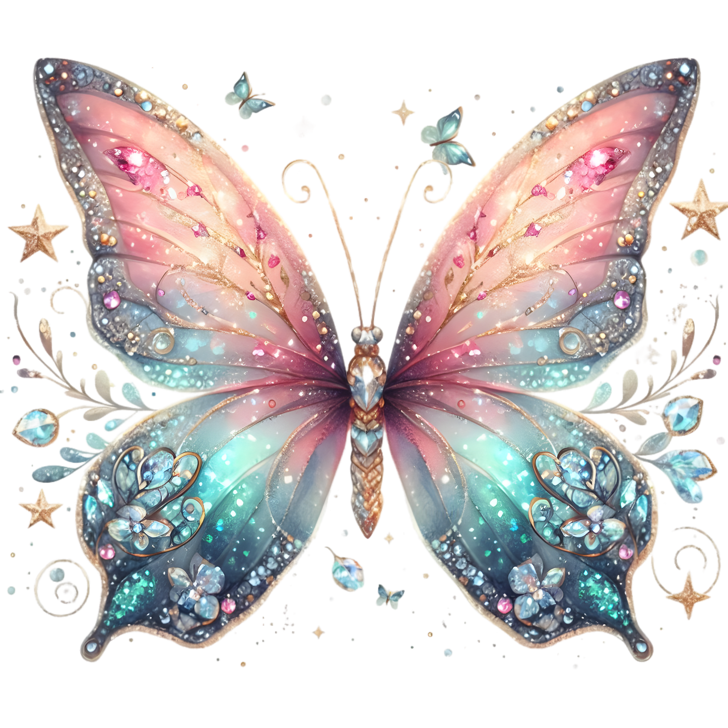 Bügelbild Schmetterling #57 Fylou's Style