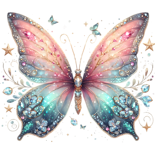 Bügelbild Schmetterling #57 Fylou's Style