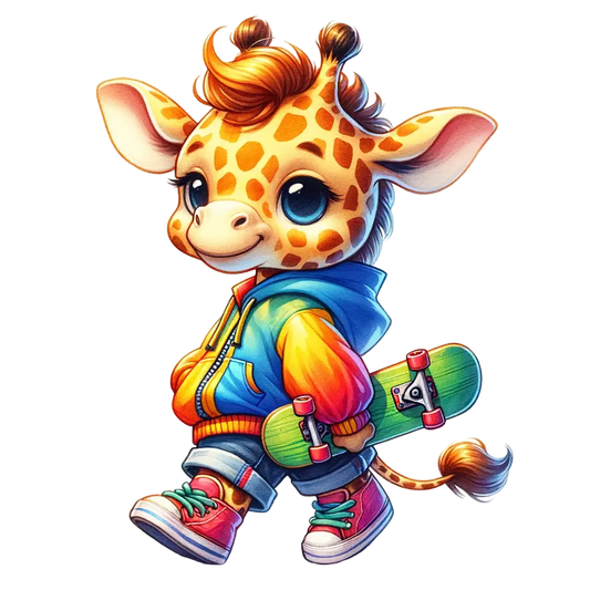 Bügelbild Skater Animal #9 Fylou's Style