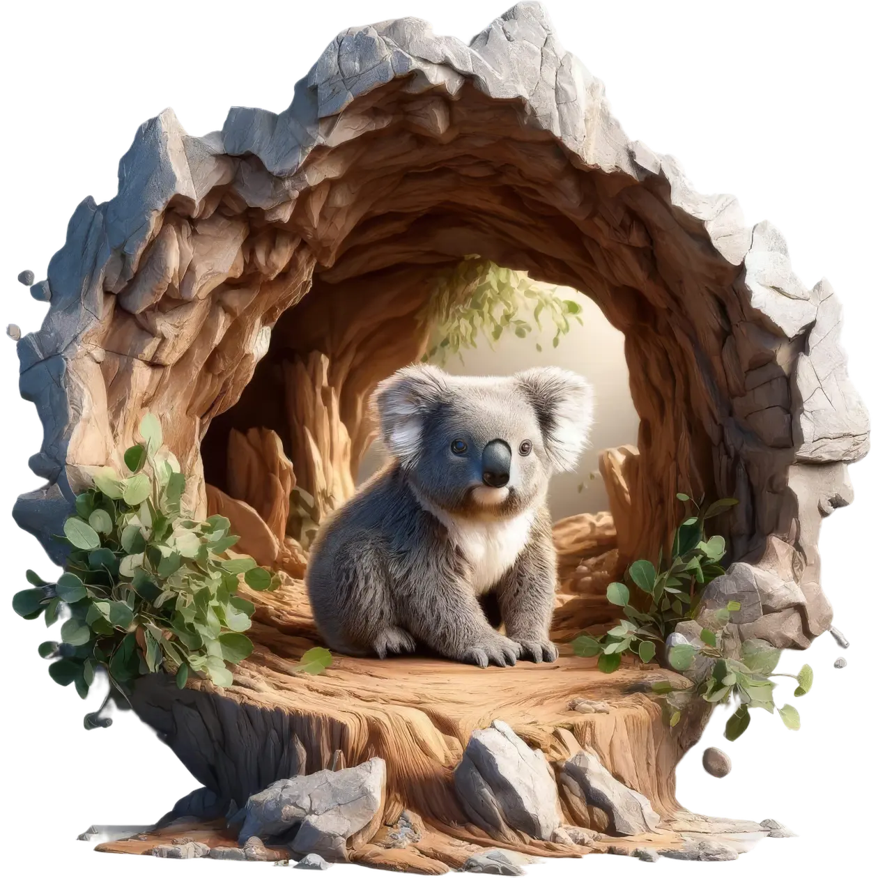 Bügelbild 3D Koala #8 Fylou's Style