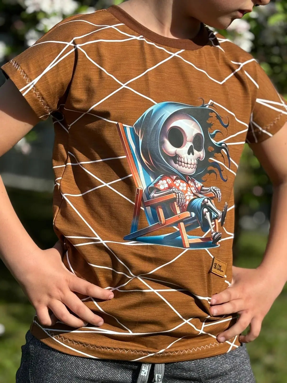 Bügelbild Grim Reaper im Urlaub #9 Fylou's Style