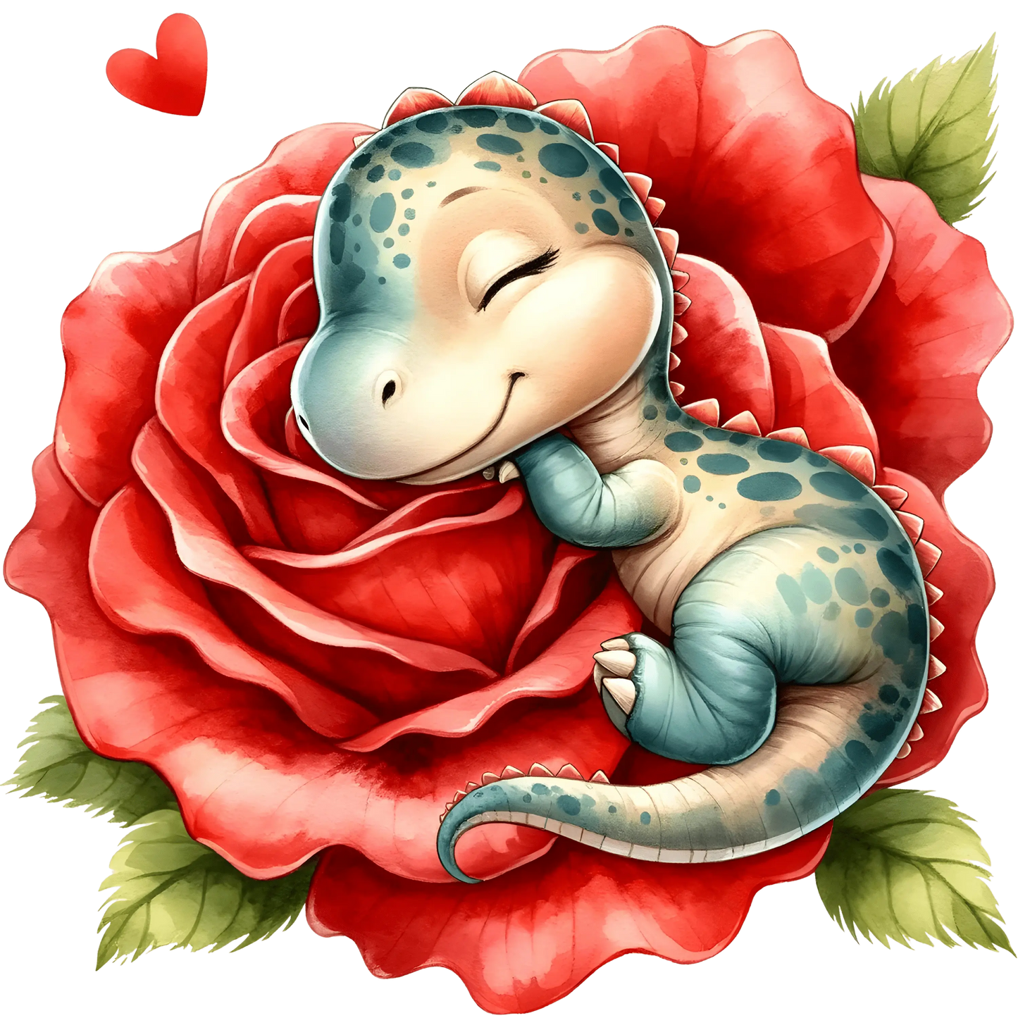 Bügelbild Dinobabys in Blumen #6 Fylou's Style