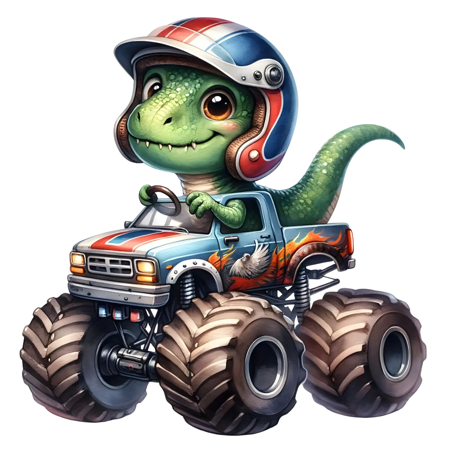 Bügelbild Dino Fahrzeuge #18 Fylou's Style
