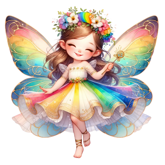 Bügelbild süße Fee #2 Fylou's Style