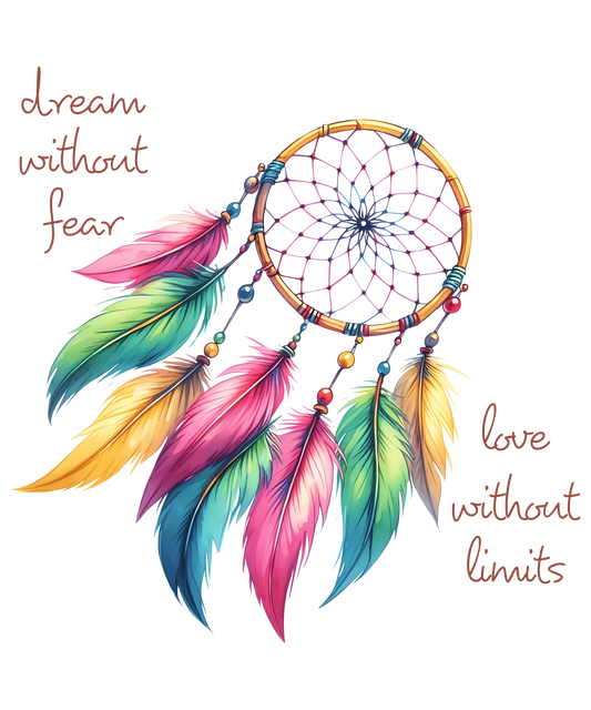 Bügelbild Traumfänger Dream Without Fear #4 Fylou's Style