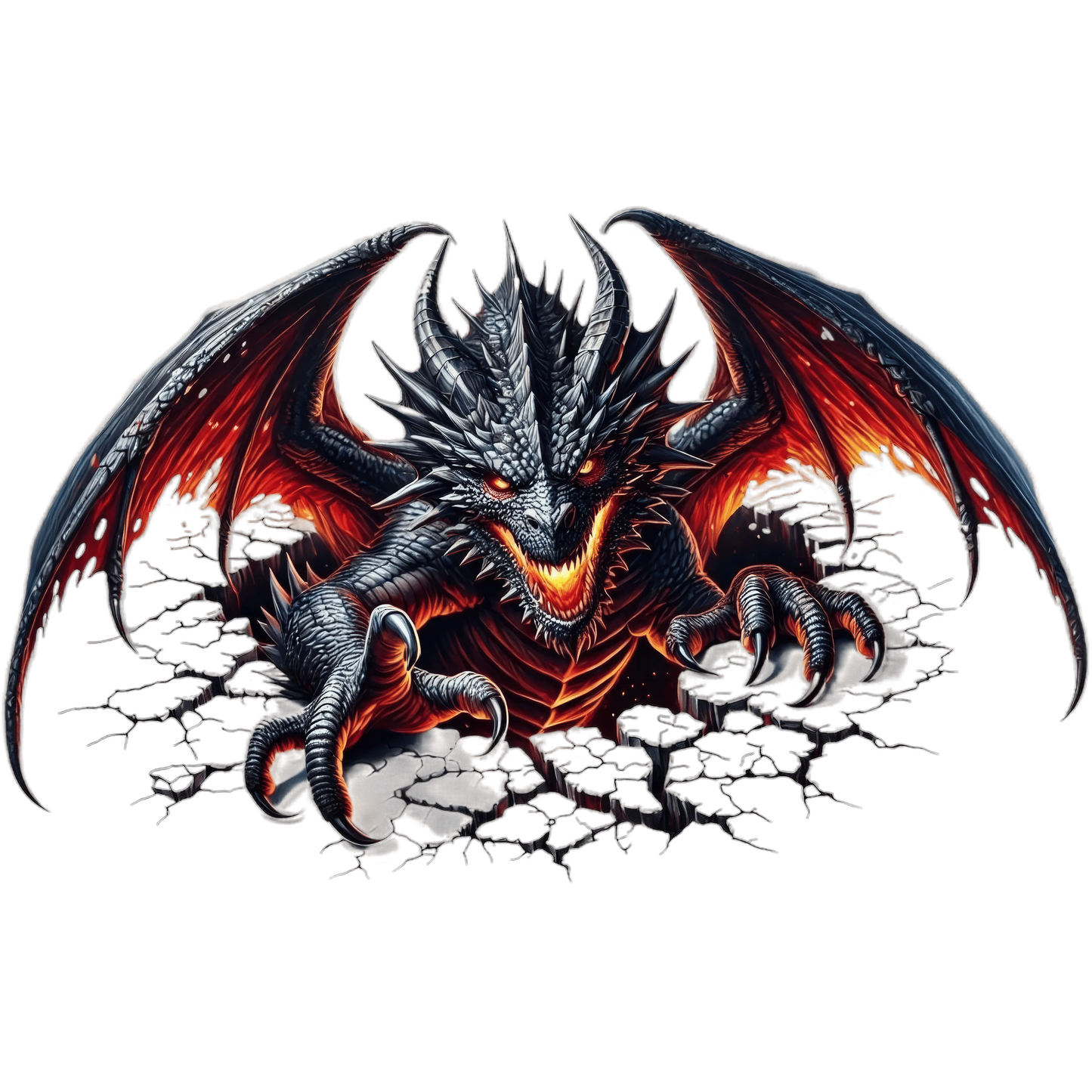 Bügelbild 3D Fantasy Drache #3 - Fylou's Style