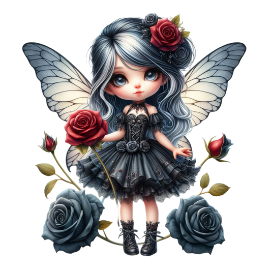 Bügelbild Gothik Fee #14 Fylou's Style